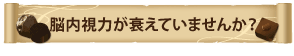 脳内視力が衰えていませんか？