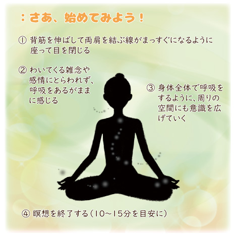 マインドフルネス瞑想を始めてみよう！