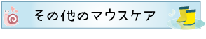 その他のマウスケア